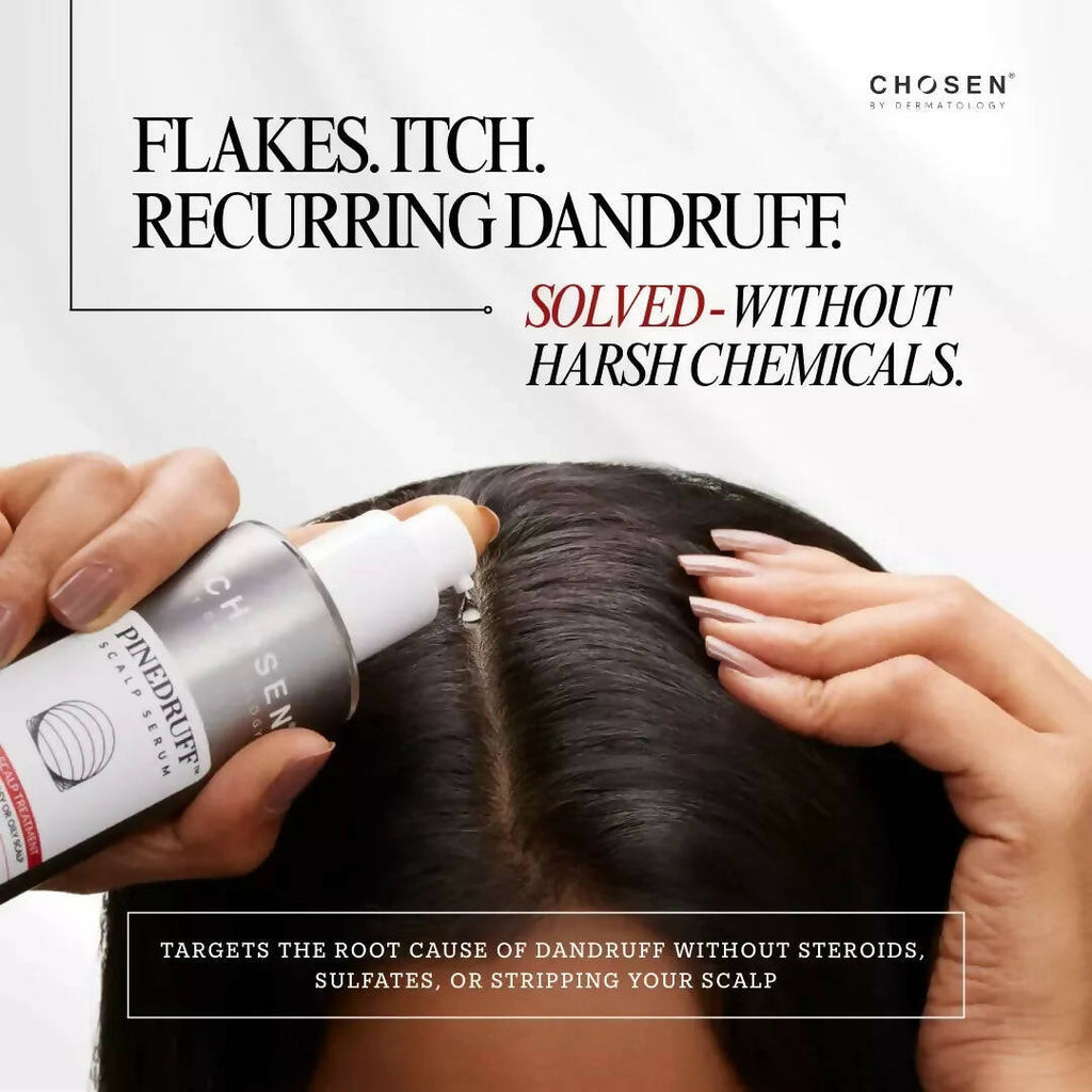 Chosen Pinedruff Scalp Serum Best Dandruff Control Treatment Solution With Pycnogenol