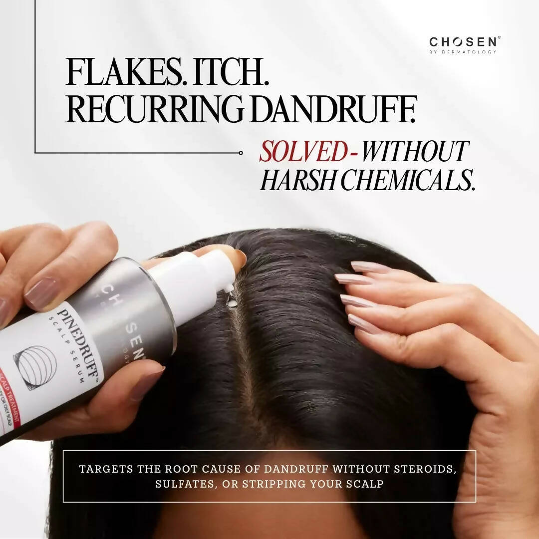 Chosen Pinedruff Scalp Serum Best Dandruff Control Treatment Solution With Pycnogenol