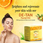 Globus Naturals De-Tan 6 Step Facial Kit - Distacart
