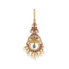 Nuyug 18K Gold Plated Ethereal Dual Color Maang Tikka - Distacart