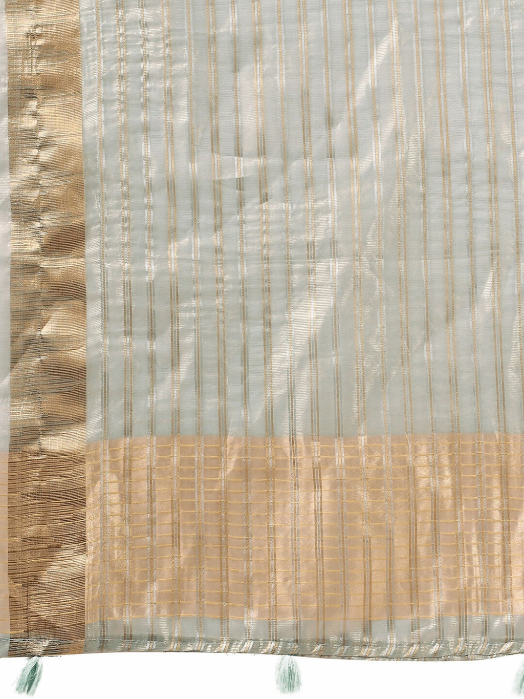 Shree Shyam Fashion Organza Sky Blue Saree - Distacart