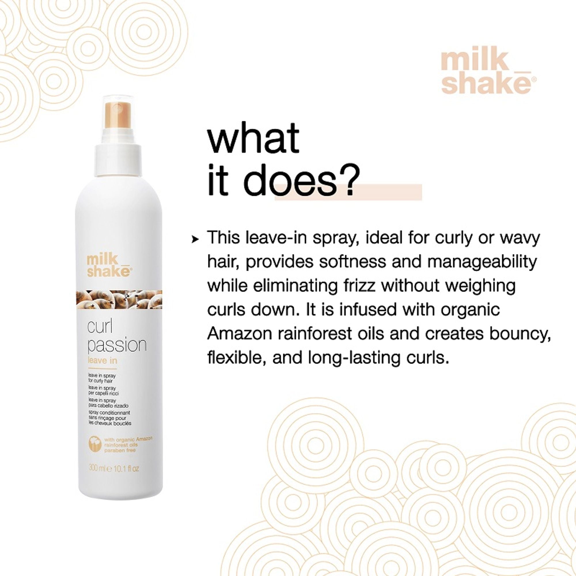 Milkshake Curl Passion leave-in Conditioner