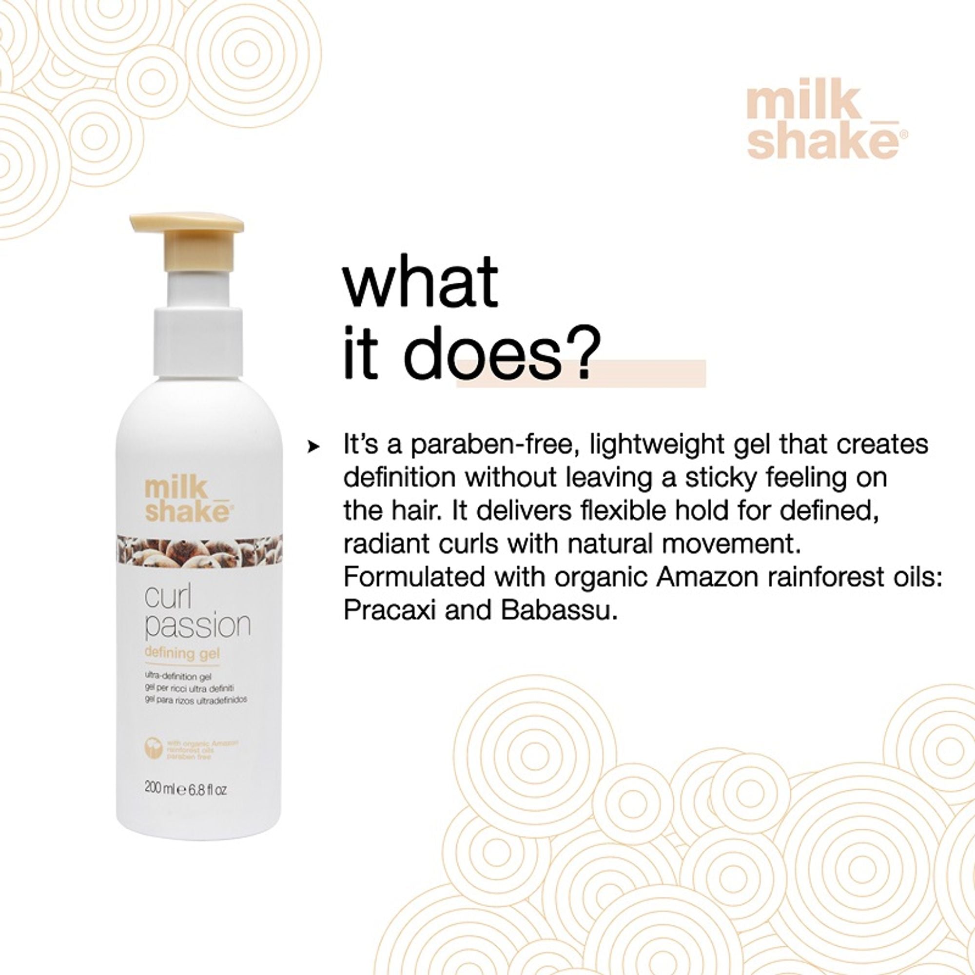 Milkshake Curl Passion Defining Gel