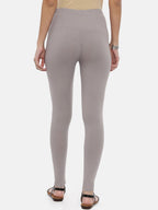 Souchii Women Grey Solid Slim-Fit Ankle-Length Leggings - Distacart