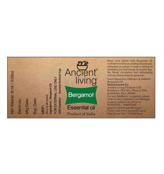 Ancient Living Bergamot Essential Oil