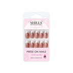 shills professional reusable press on nails french almond spn735