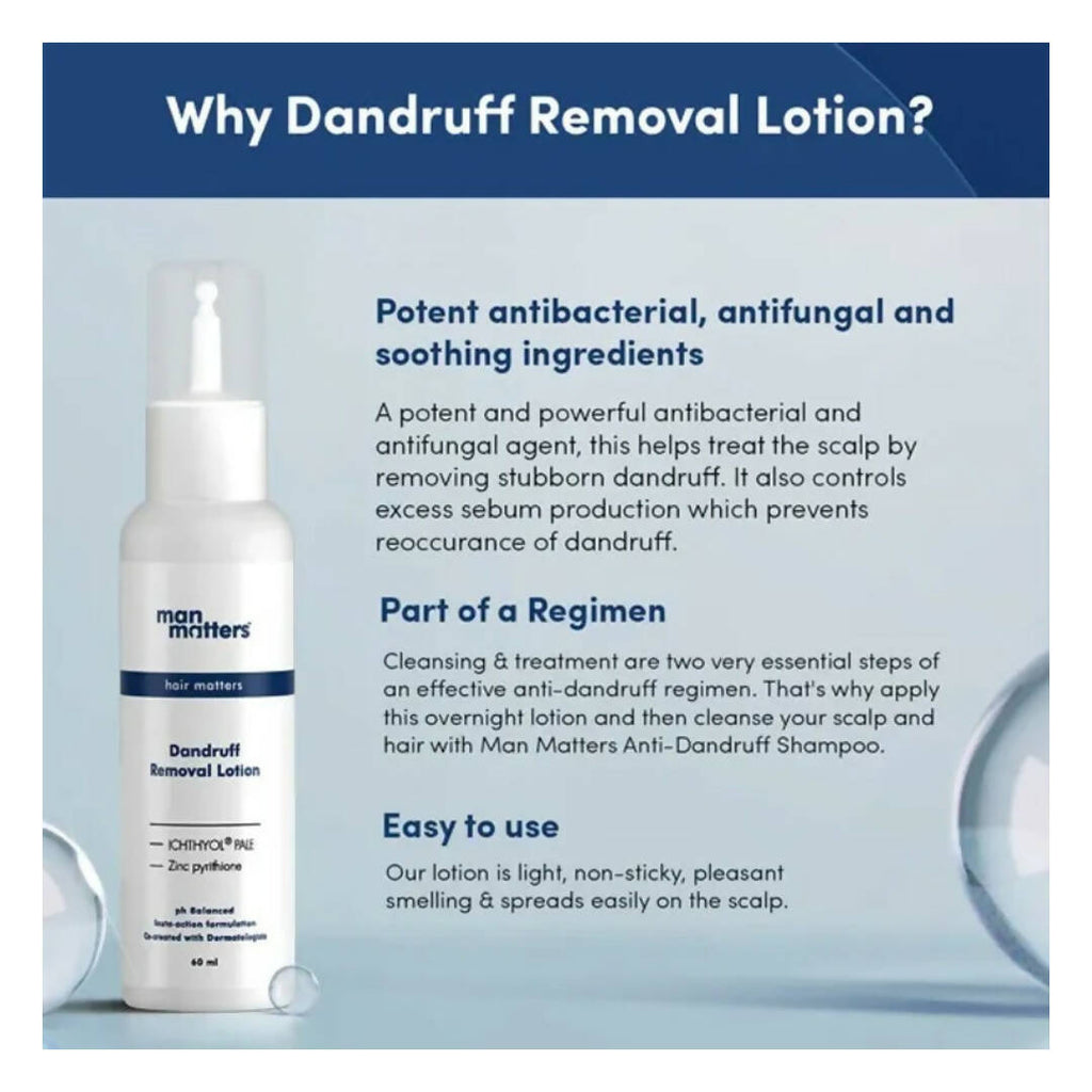 Man Matters Dandruff Removal Lotion - Distacart