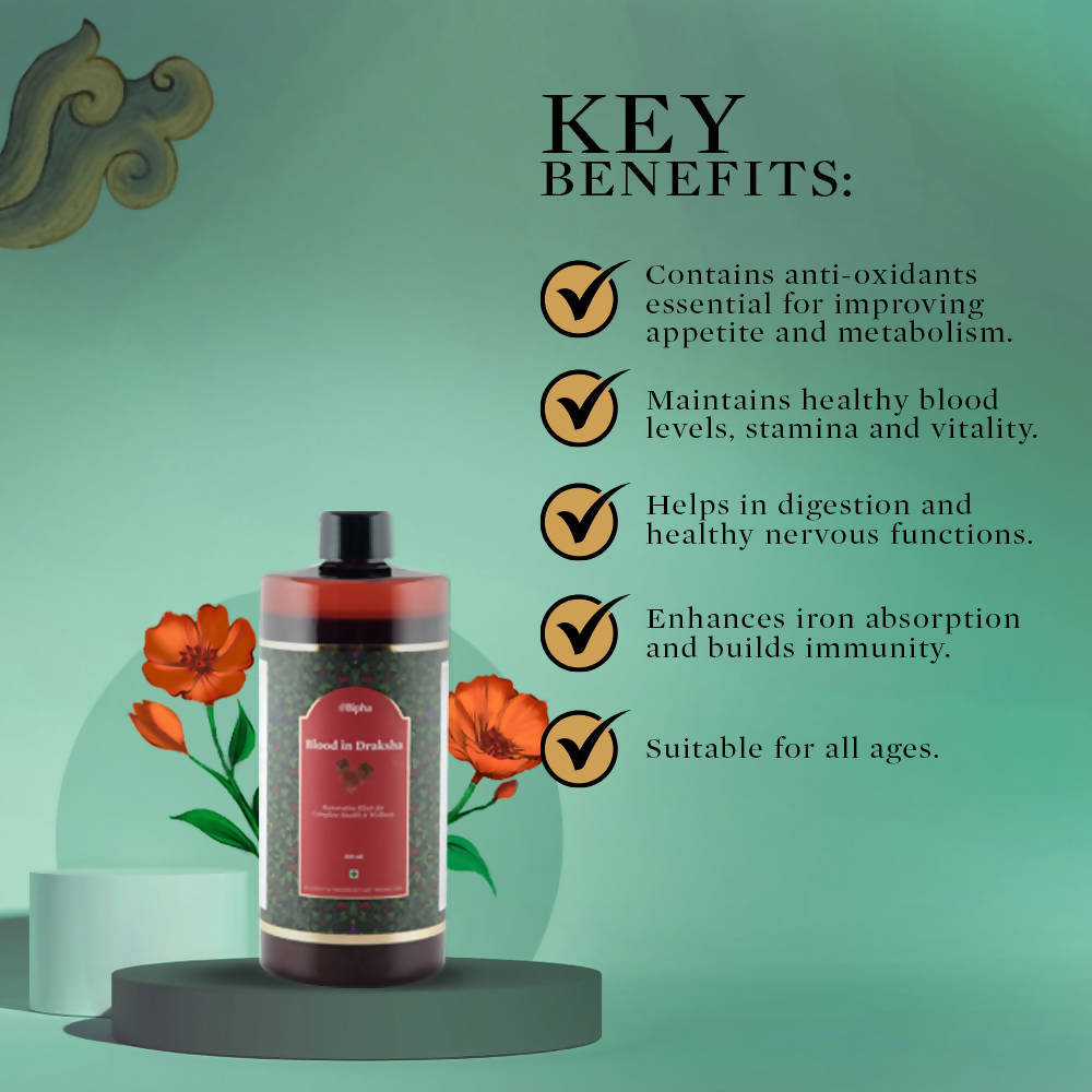 Bipha Ayurveda Blood In Draksha - Distacart