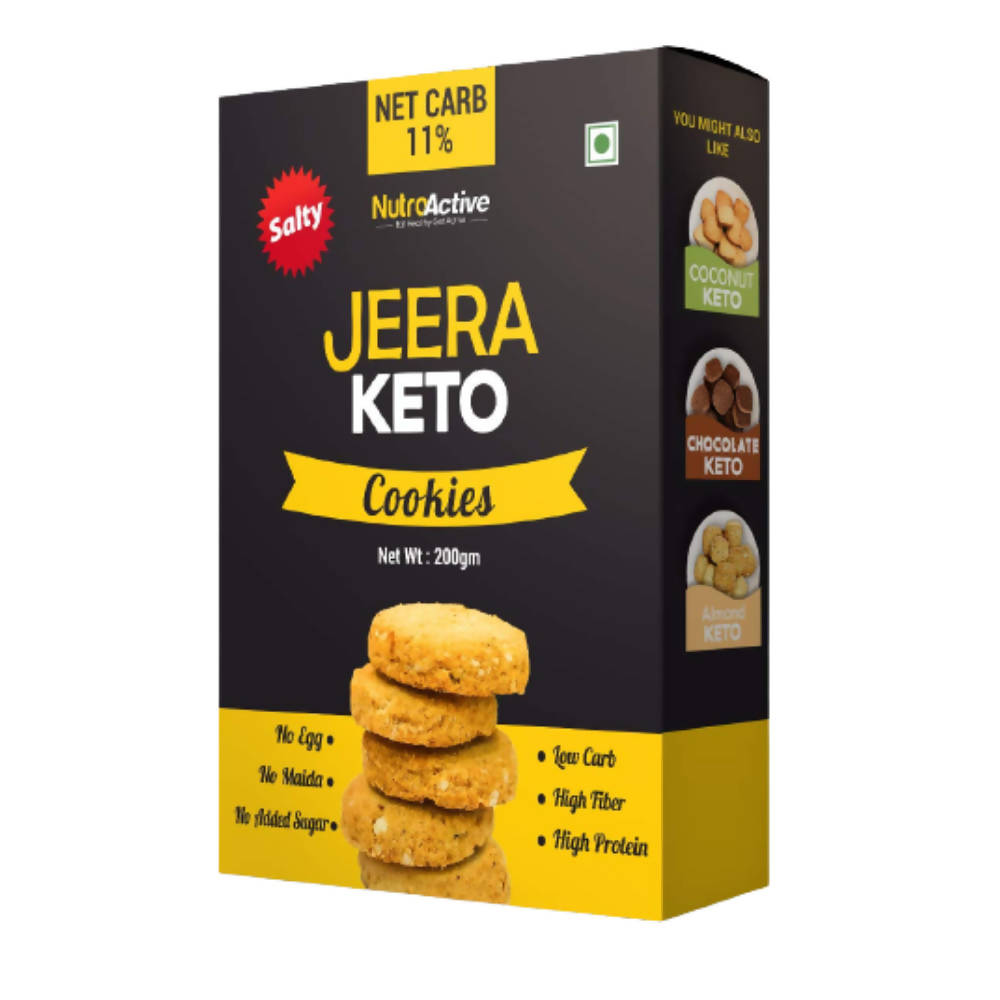 NutroActive Keto Jeera Cookies Salted