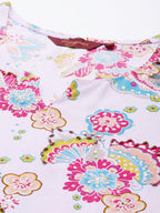 Sangria Women Floral Printed Sequinned Kurta