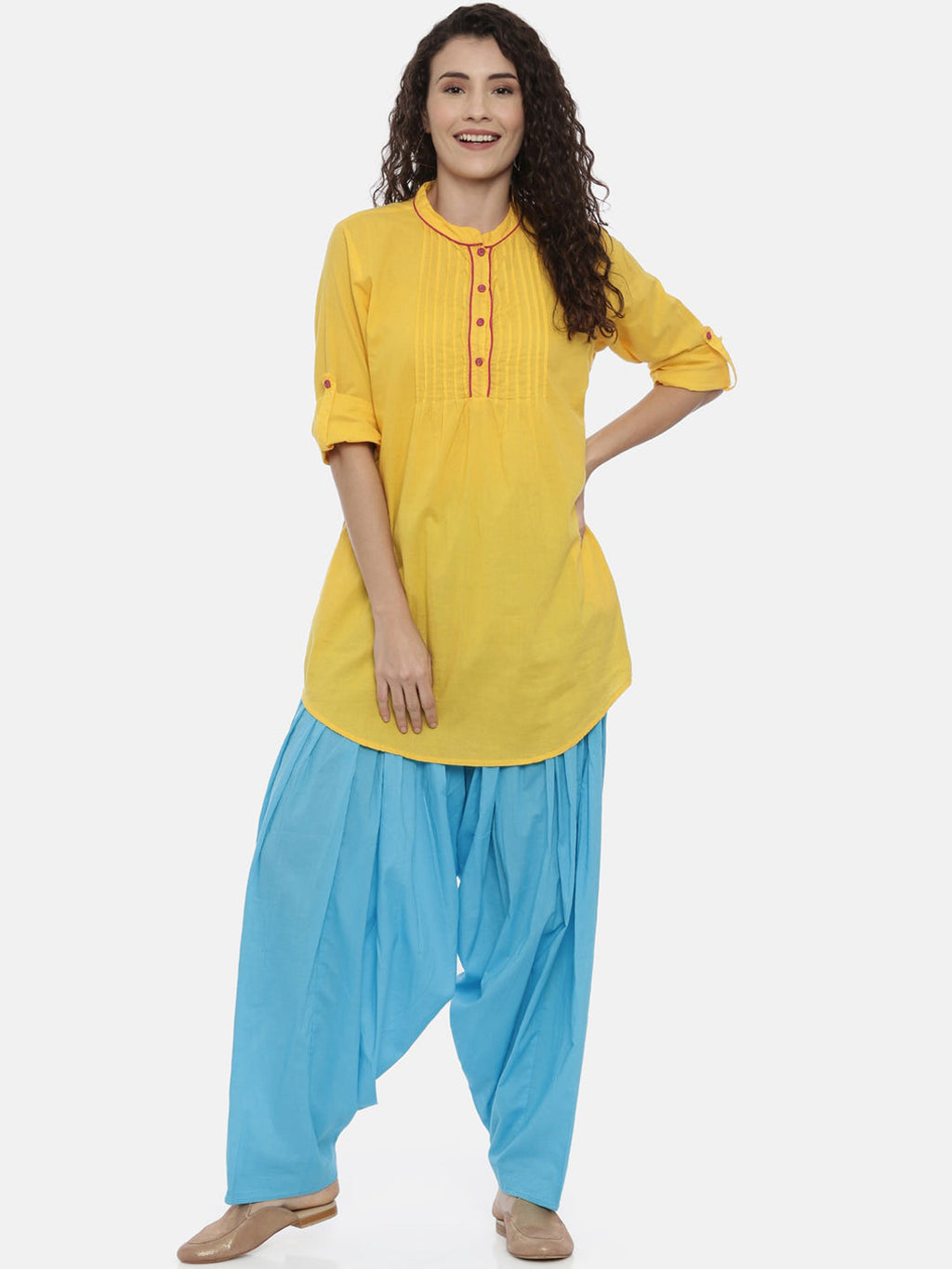 Souchii Women Pure Cotton Loose Fit Patiala - Distacart