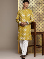 House of Pataudi Jashn Ethnic Motifs Printed Kurta