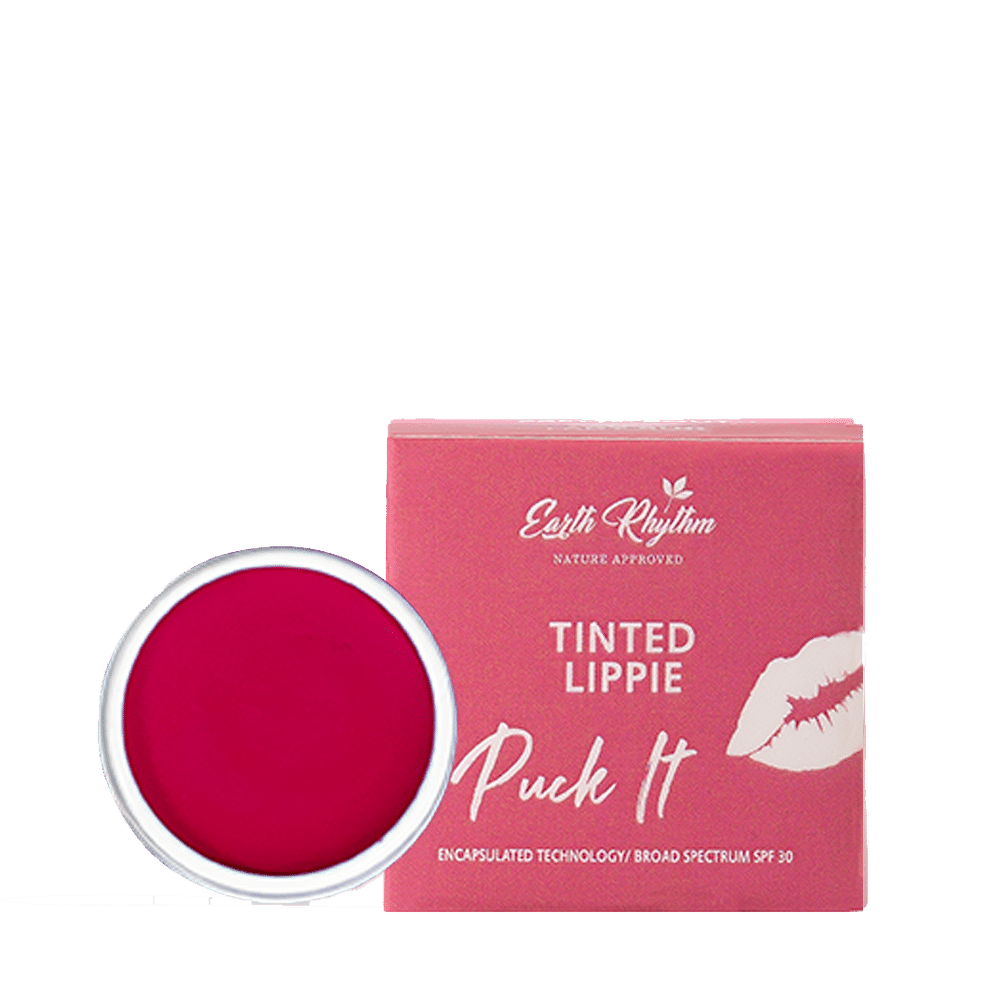 Earth Rhythm Tinted Lippie Puck It Lip Balm - Lady Bug