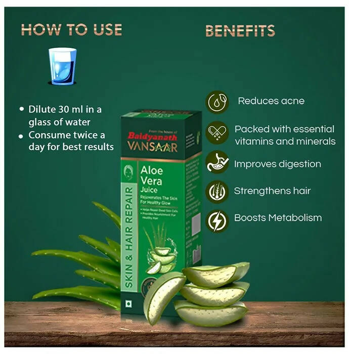 Baidyanath Vansaar Aloe Vera Juice - Distacart