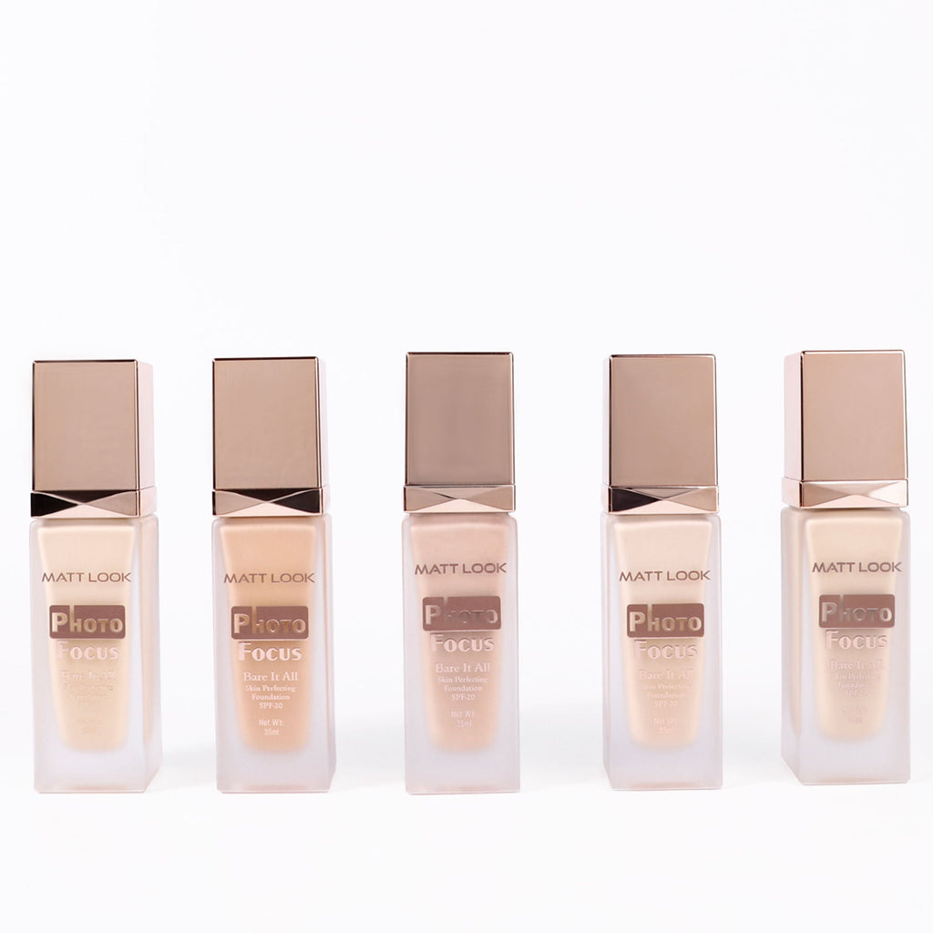 Matt Look Photo Focus Bare It All Skin Perfecting Foundation - Worthy Almond