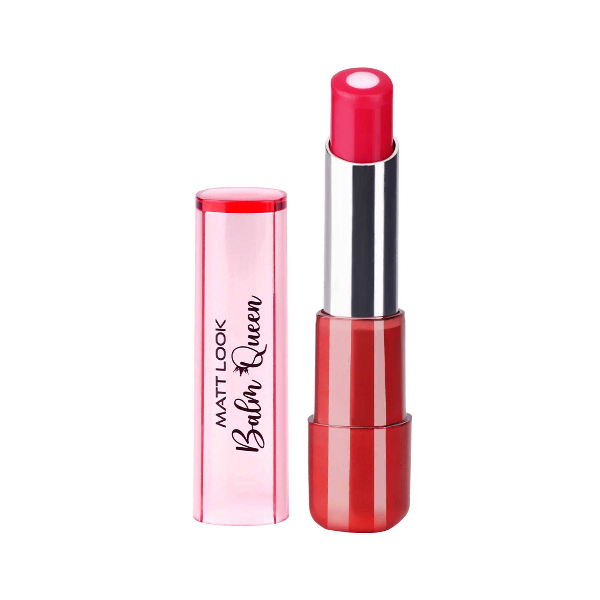 Matt Look Balm Queen Hydrating Lip Balms - Super Strawberry - Distacart