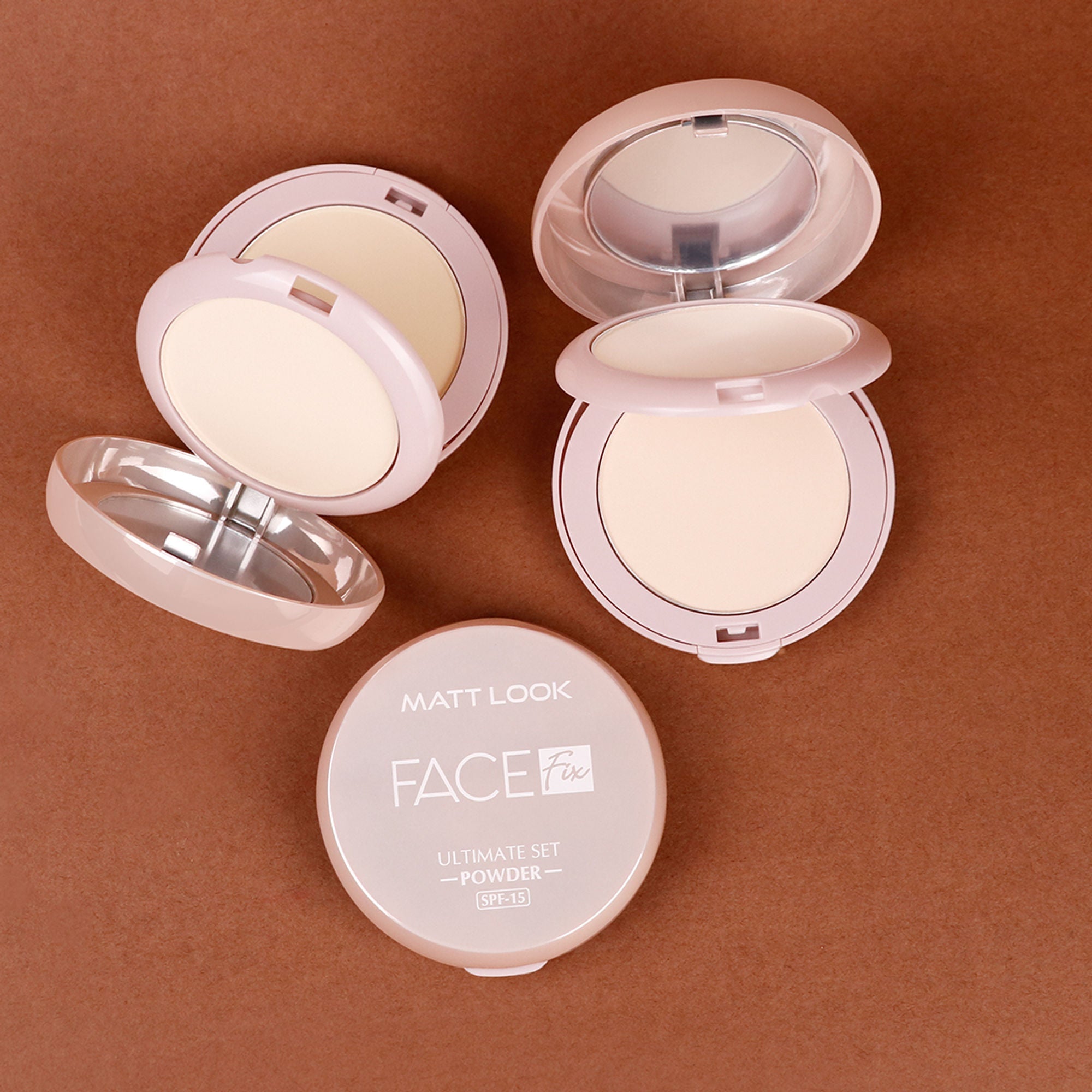 Matt Look Face Fix Ultimate Set Compact Powder - Cool Sand