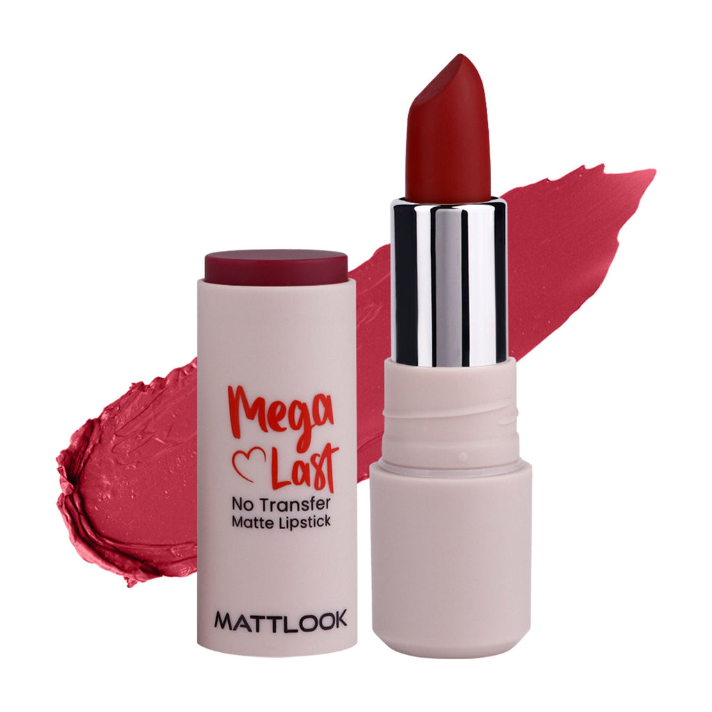 Matt Look Mega Last No Transfer Matte Lipstick - Hollywood Maroon