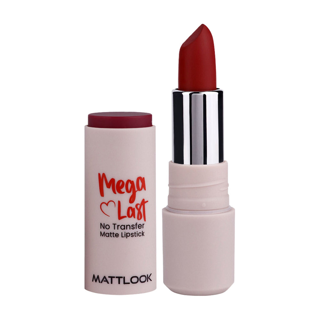 Matt Look Mega Last No Transfer Matte Lipstick - Hollywood Maroon