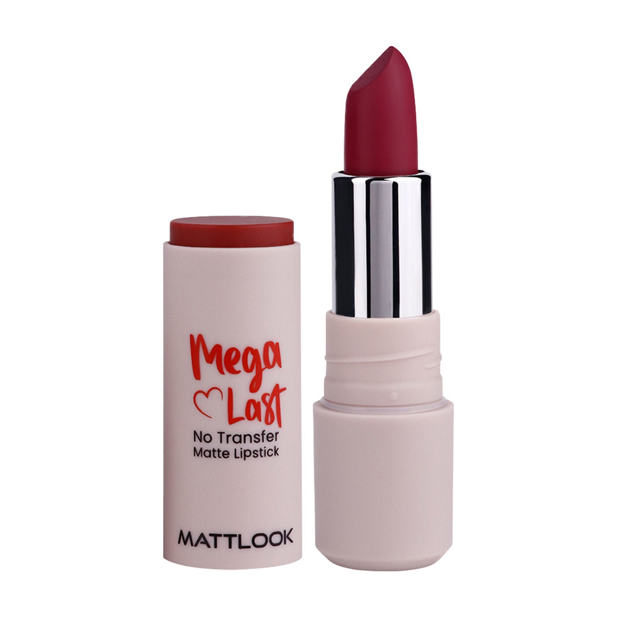 Matt Look Mega Last No Transfer Matte Lipstick - Maroon Crush