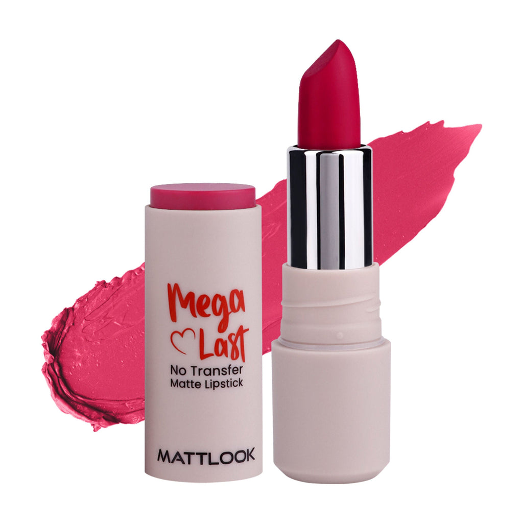 Matt Look Mega Last No Transfer Matte Lipstick - Poppy Magenta