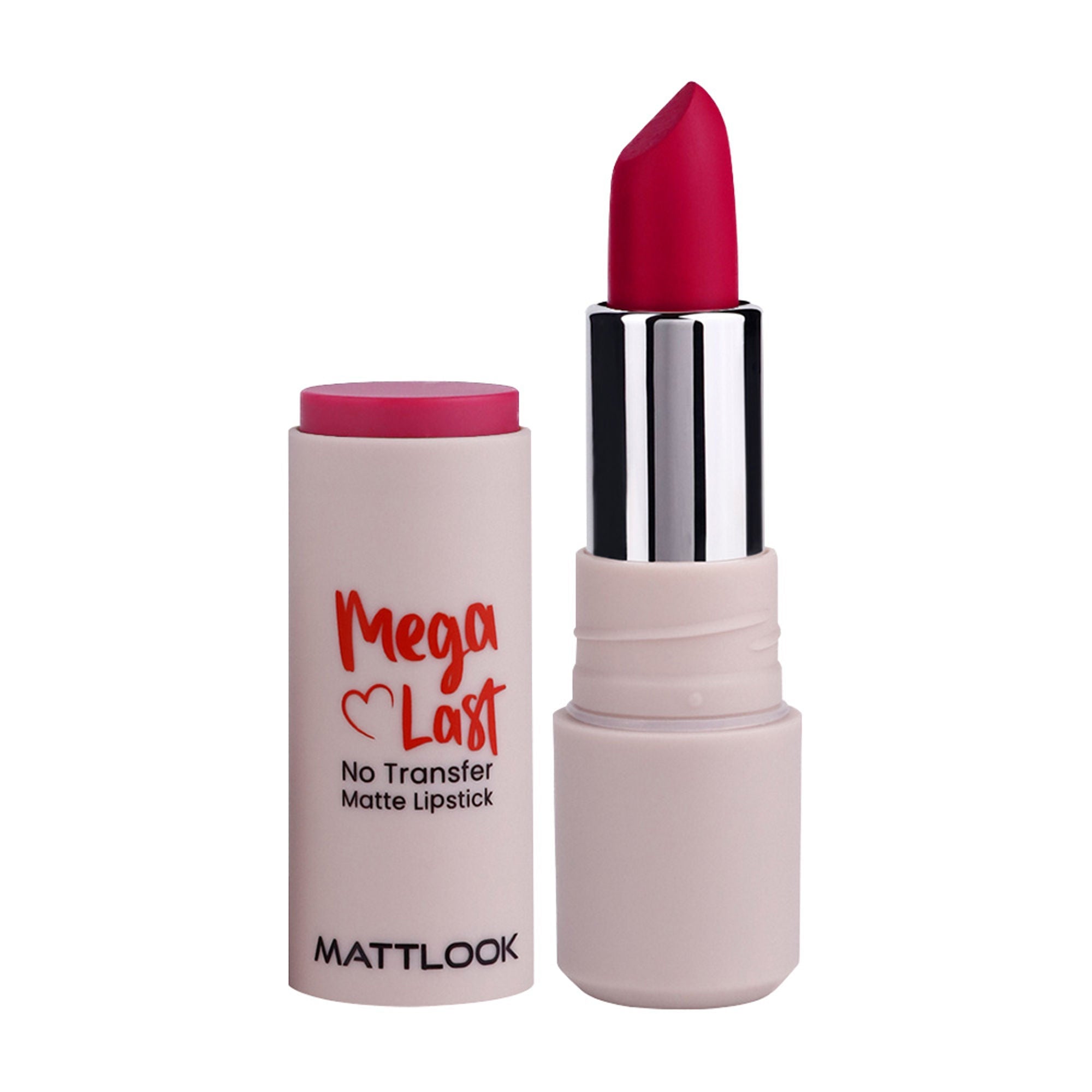 Matt Look Mega Last No Transfer Matte Lipstick - Poppy Magenta