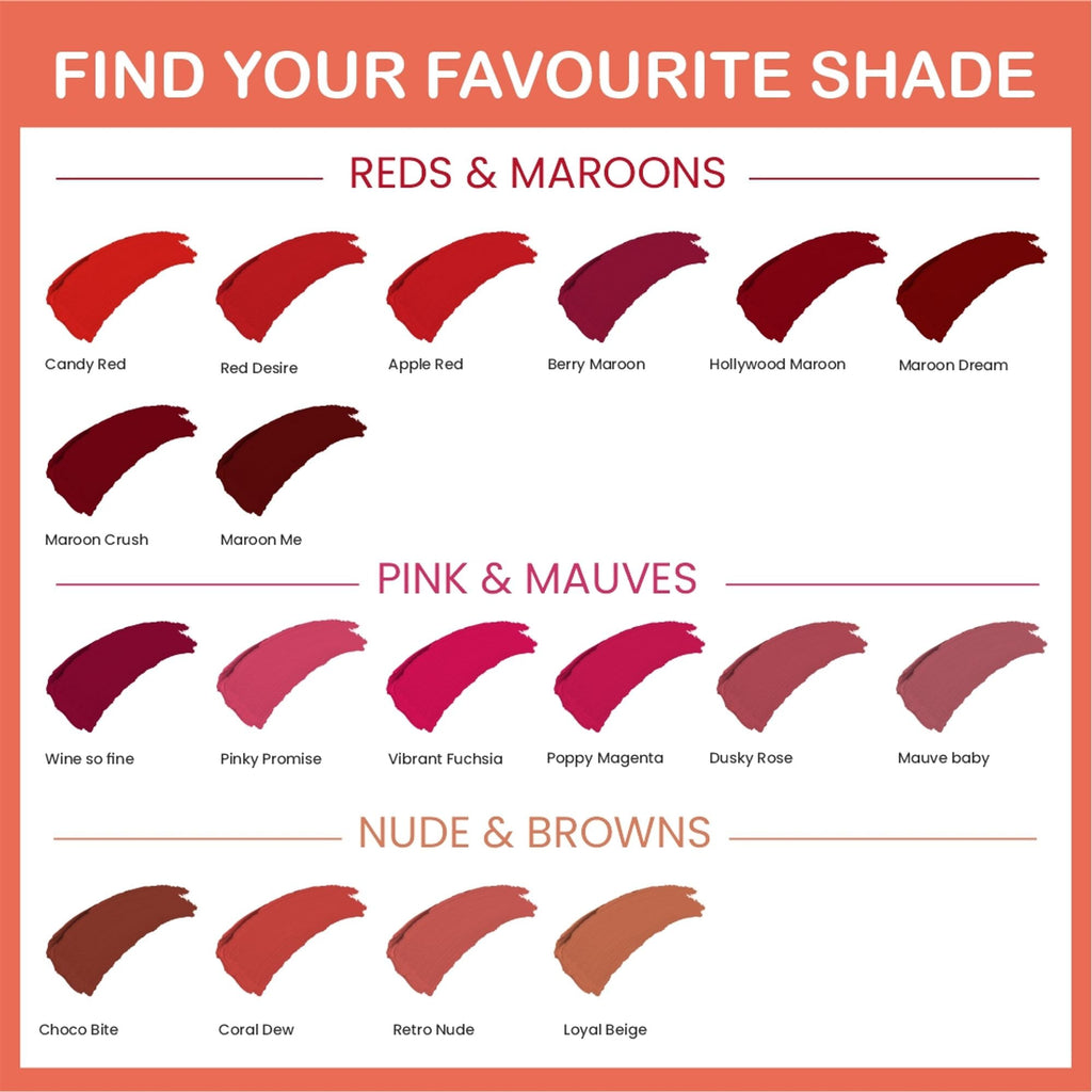 Matt Look Mega Last No Transfer Matte Lipstick - Mauve Baby