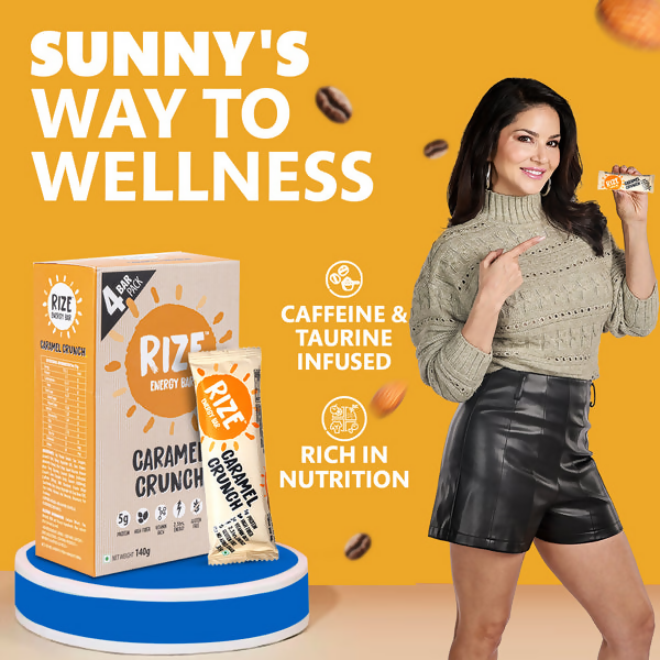 Rize Energy Bar Caramel Crunch - Distacart