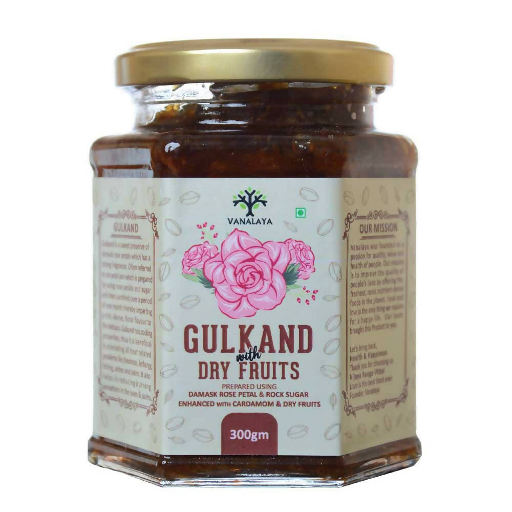 Vanalaya Gulkand With Dry Fruits - Distacart