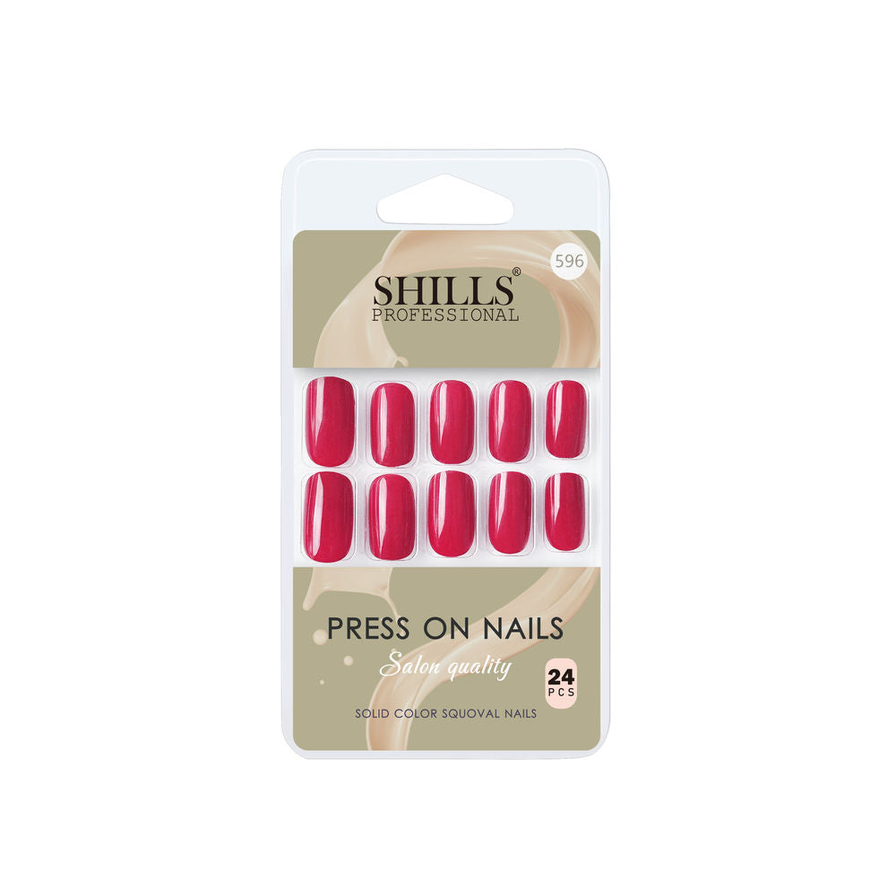 shills professional reusable press on nails square spn596