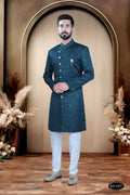 Joban Fashion Men's Blue TR Kurta with Pyjama