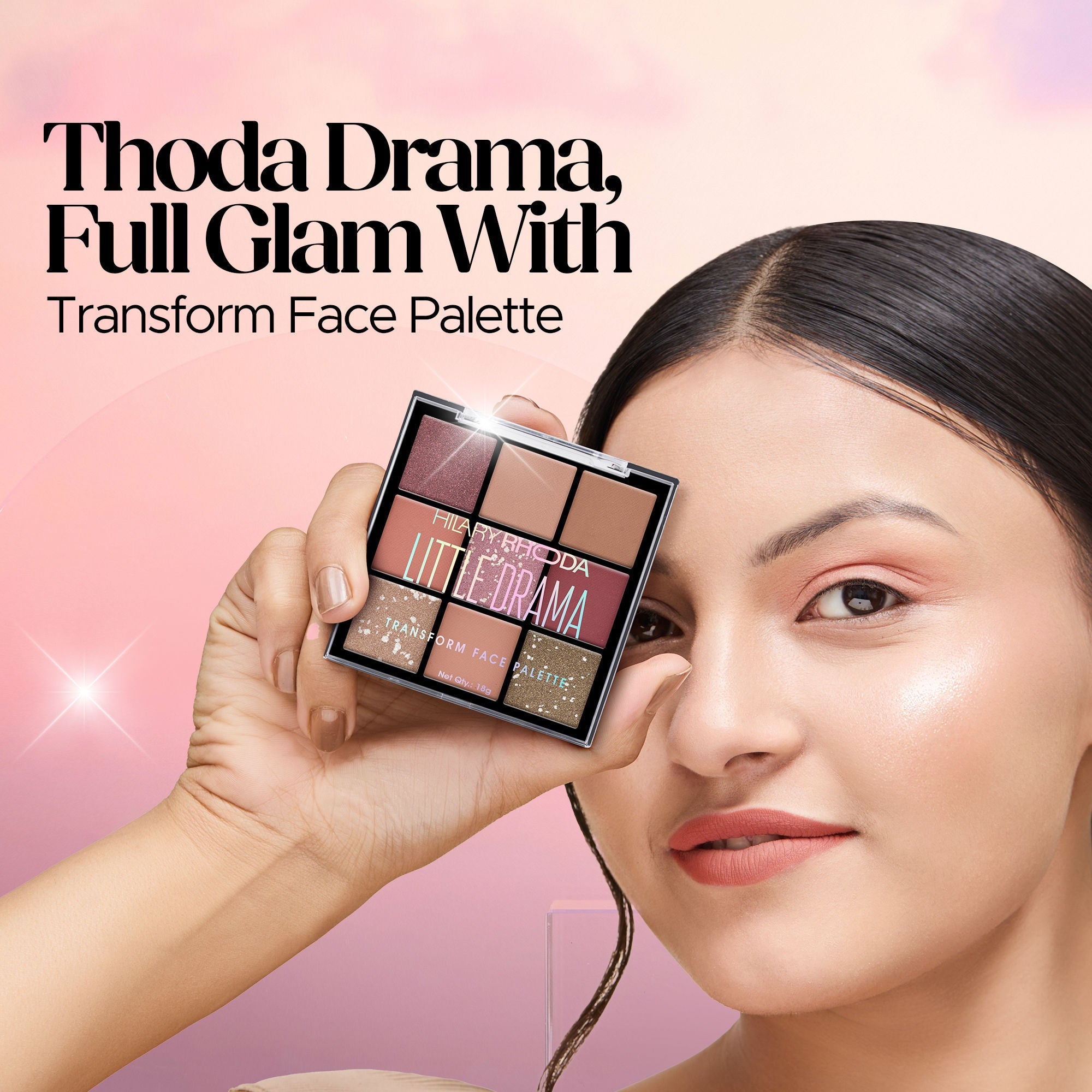Hilary Rhoda Transform Face Palette - Soft Glam 01 - Distacart