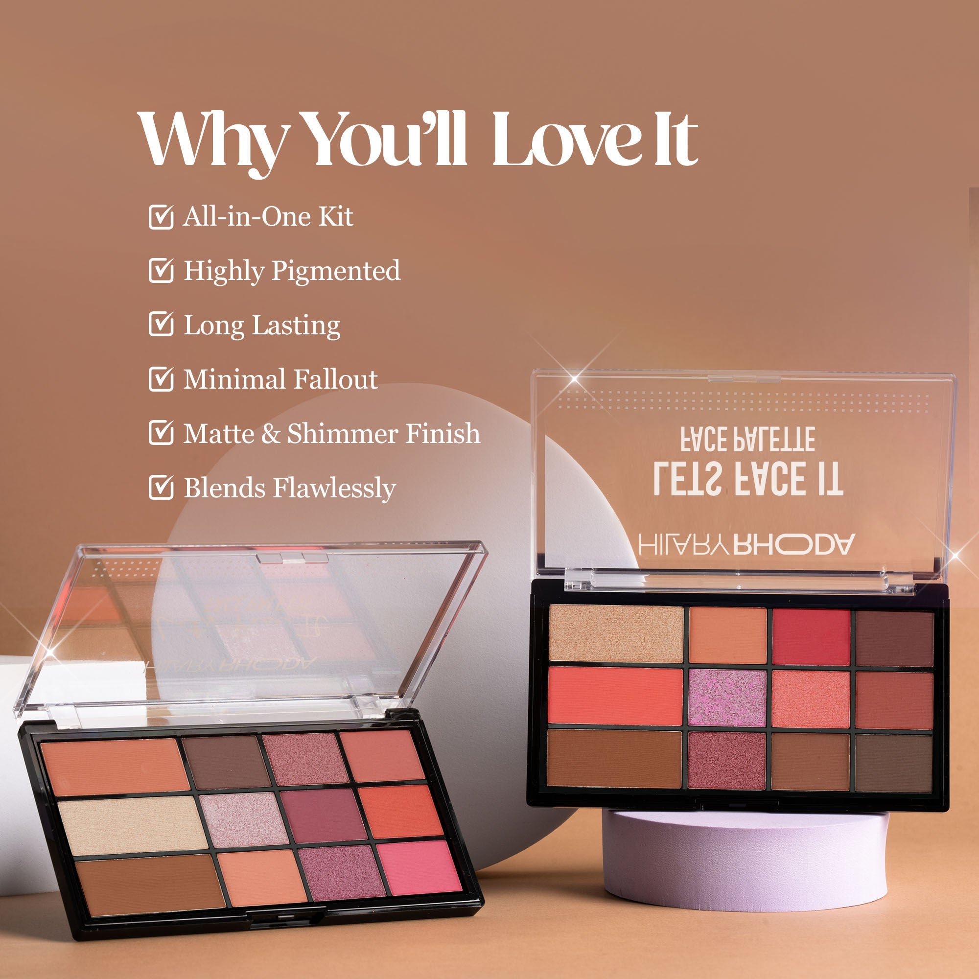 Hilary Rhoda Lets Face It Face Palette - Day Spring 01 - Distacart