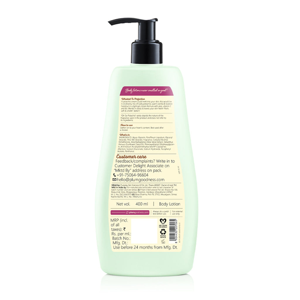 Plum BodyLovin' Oh So Pistachio Body Lotion