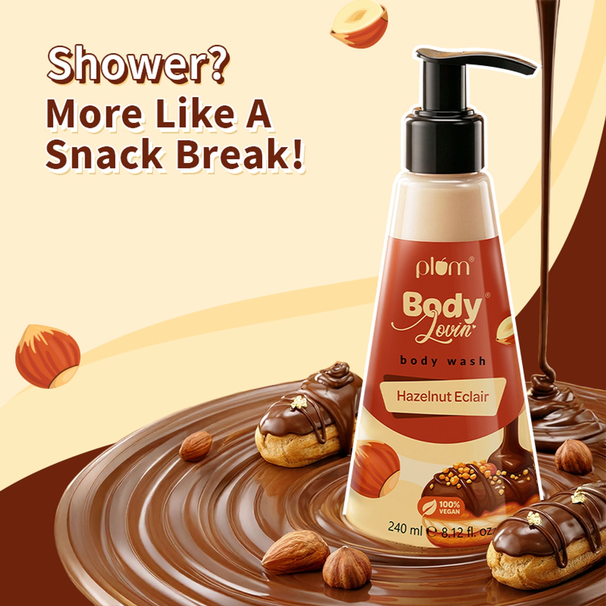 Plum BodyLovin' Hazelnut Eclair Body Wash
