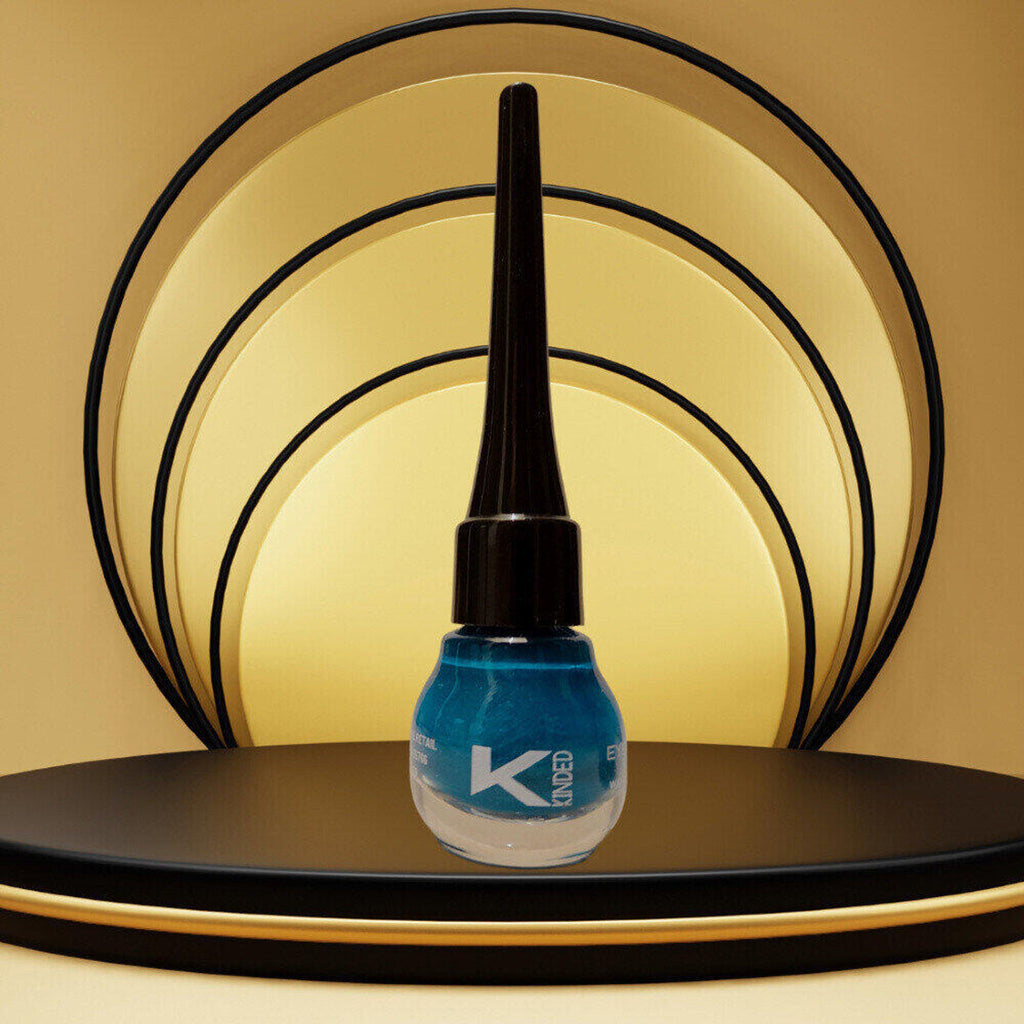 kinded liquid eye liner teal green