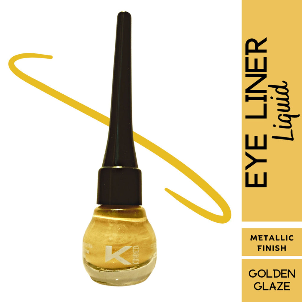 KINDED Liquid Metallic Eye Liner - Golden Glaze