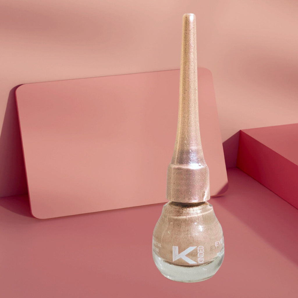 kinded liquid metallic eye liner pink pearl