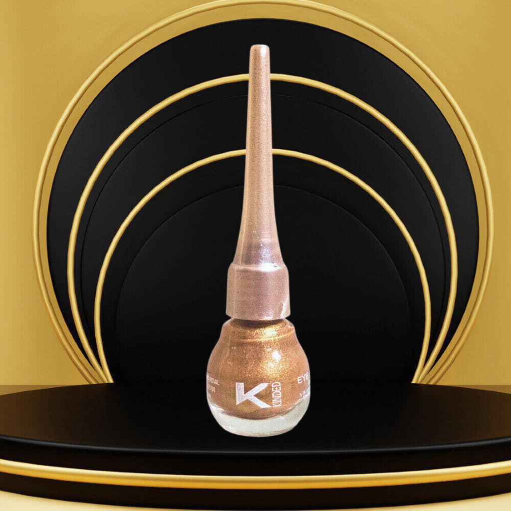 kinded liquid metallic eye liner cool copper