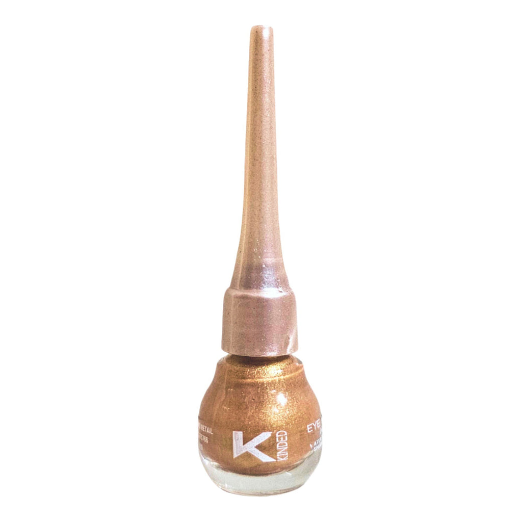kinded liquid metallic eye liner cool copper