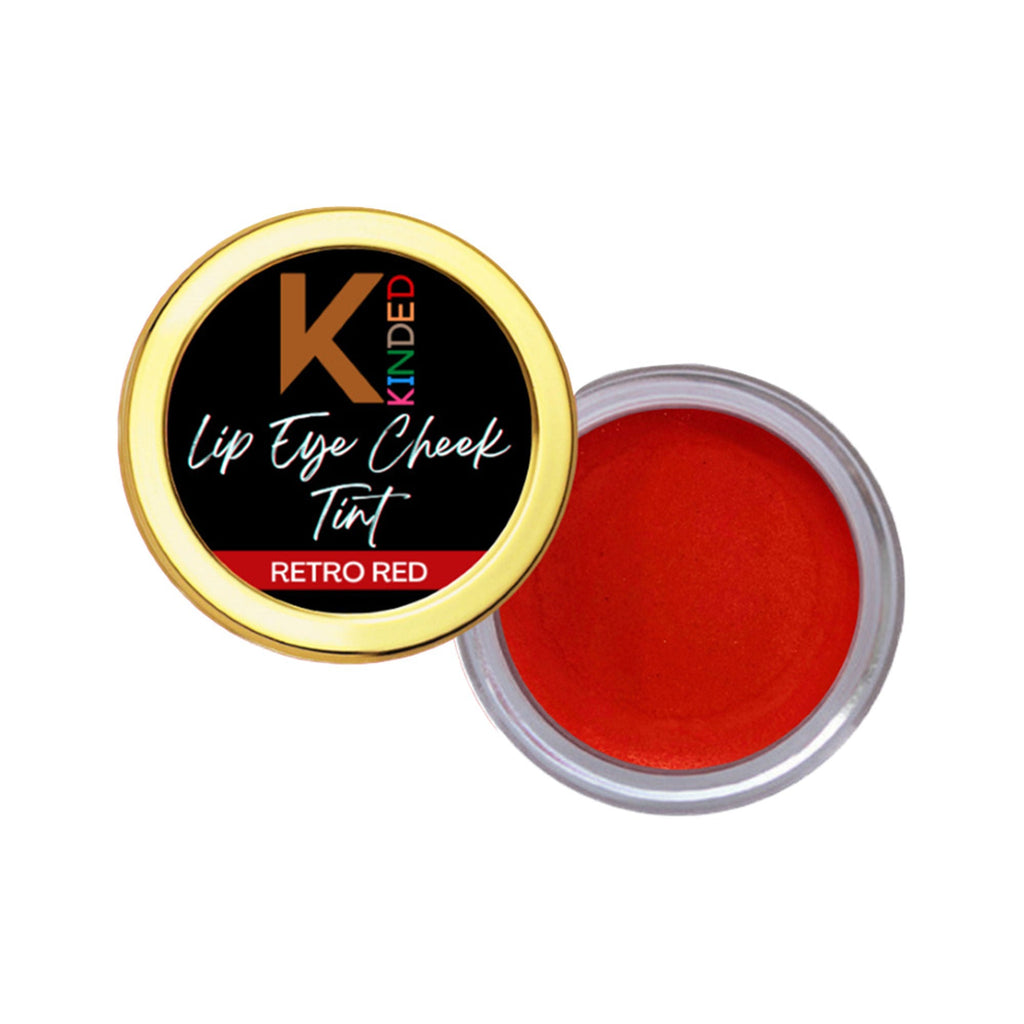 KINDED Lip, Eye and Cheek Tint - Retro Red