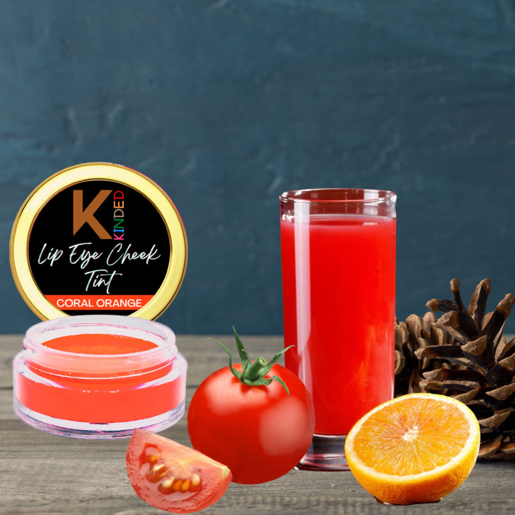 kinded lip eye and cheek tint coral orange