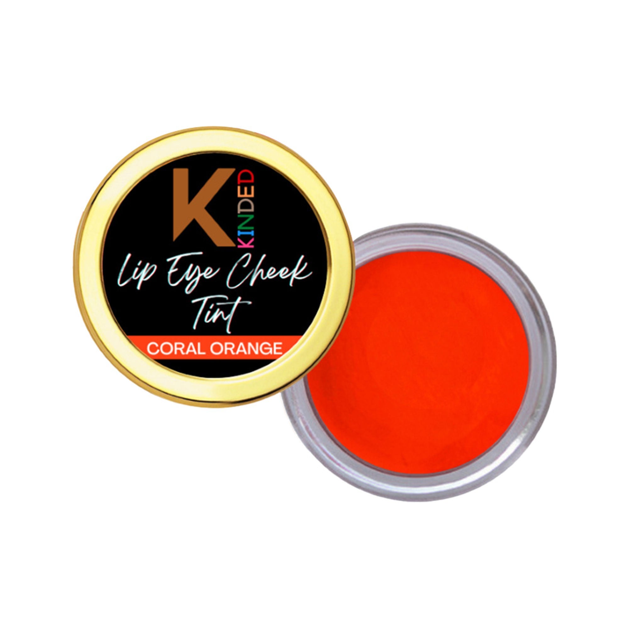 kinded lip eye and cheek tint coral orange
