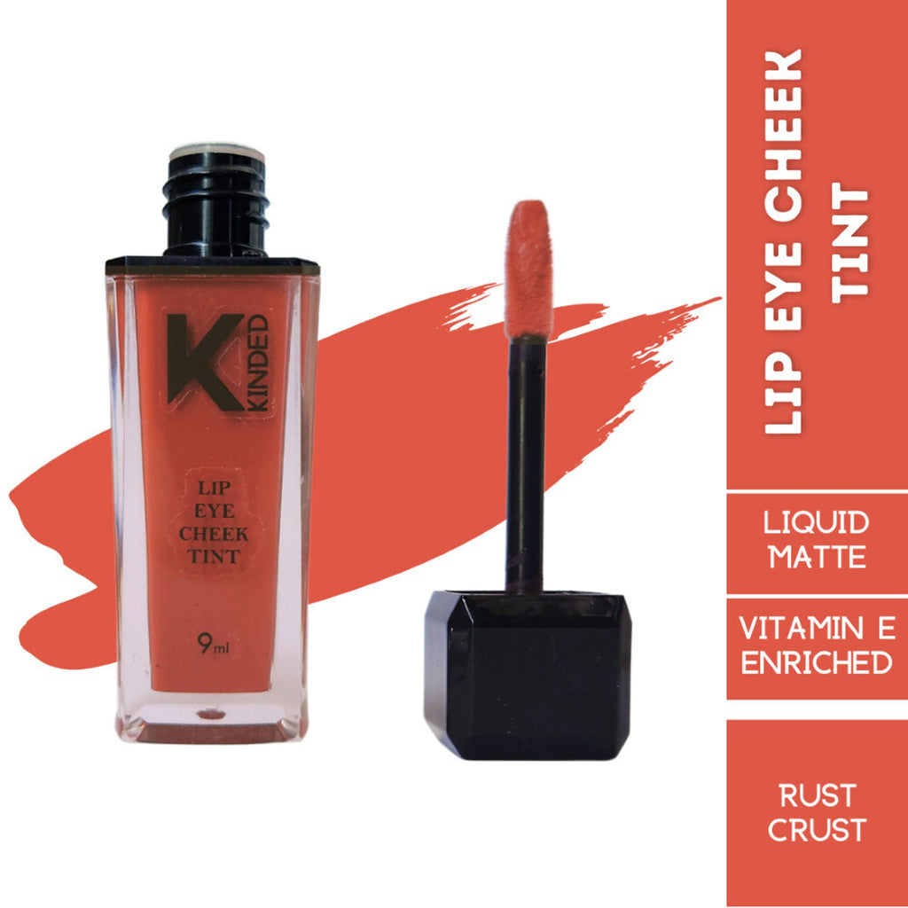 kinded lip eye cheek tint with vitamin e enriched 05 rust crust