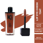 KINDED Lip, Eye & Cheek Tint with Vitamin-E Enriched - 06 Brown Temptation