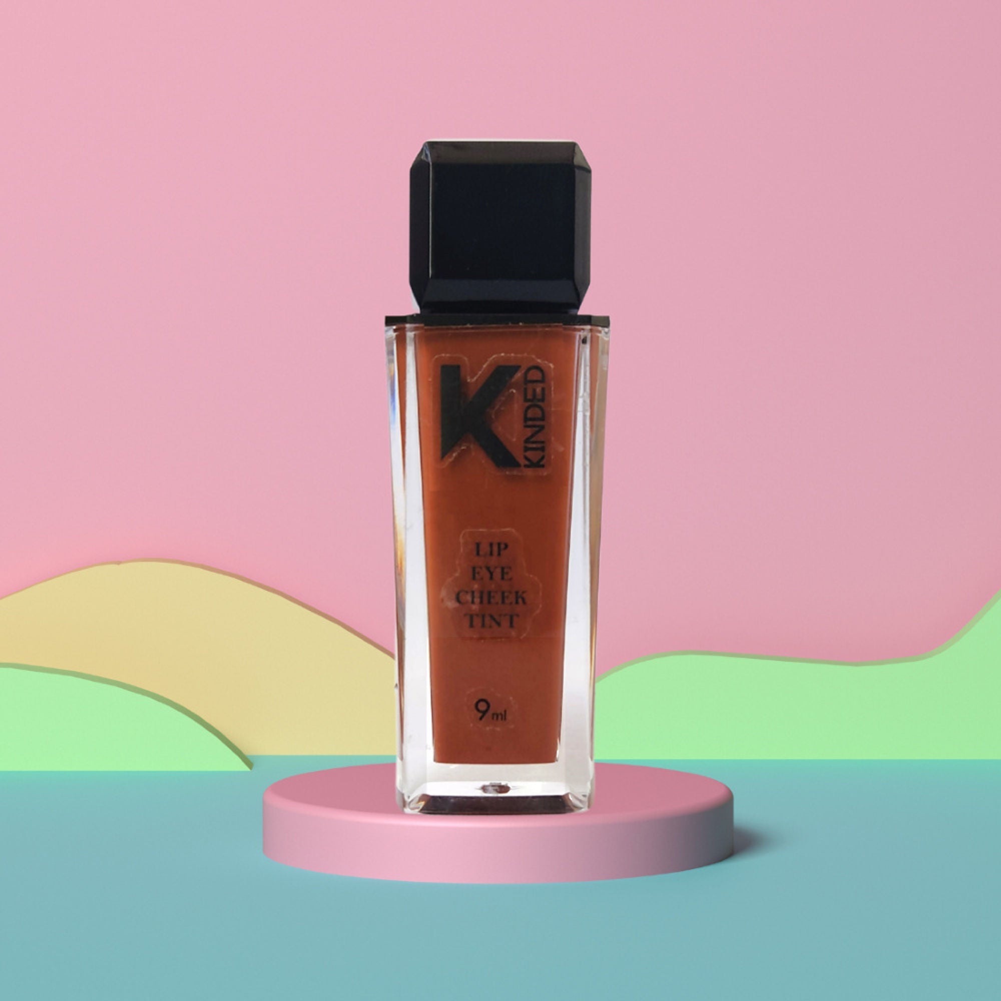 KINDED Lip, Eye & Cheek Tint with Vitamin-E Enriched - 06 Brown Temptation