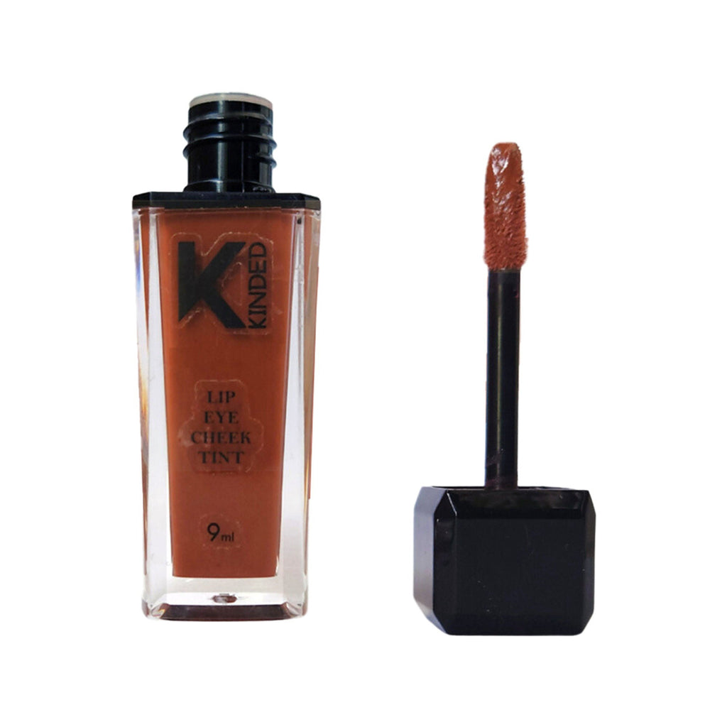 KINDED Lip, Eye & Cheek Tint with Vitamin-E Enriched - 06 Brown Temptation