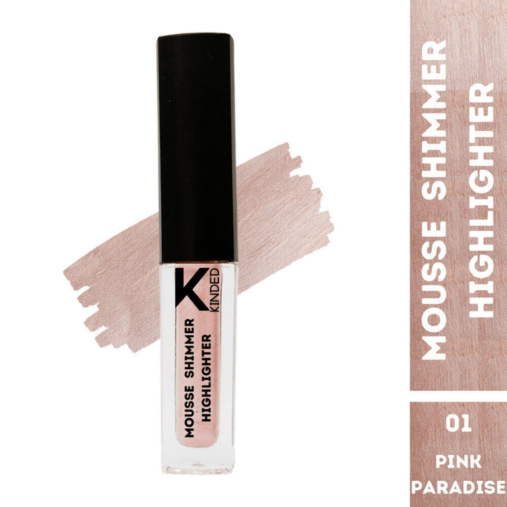 KINDED Mousse Shimmer Highlighter - Pink Paradise