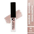 KINDED Mousse Shimmer Highlighter - Pink Paradise