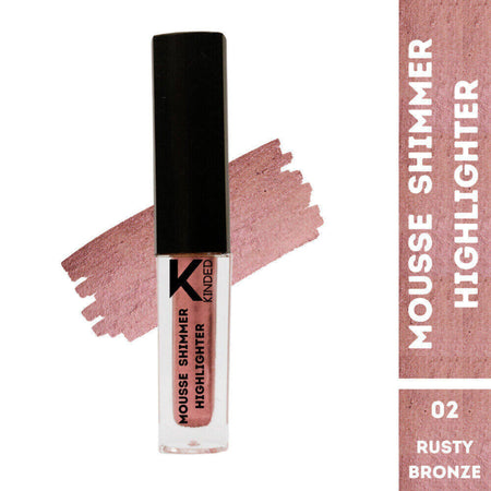 KINDED Mousse Shimmer Highlighter - Rusty Bronze